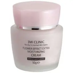 Крем для обличчя 3W Clinic Flower Effect Extra Moisture Cream зволожуючий 50 мл