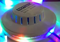 LED прибор HOT TOP WALLSUN 48 цветных мигающих по кругу лучей - мініатюра 2