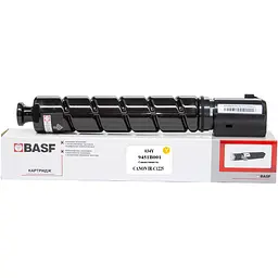 Туба з тонером BASF для Canon iRC-C1225/1225iF аналог Canon 034, 9451B001 Yellow ( 7300 ст.) (BASF-KT-034Y) - мініатюра 1