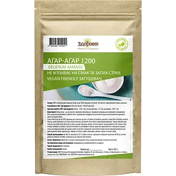 Агар-агар 1200 Здорово! натуральний загущувач 100 г