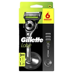 Станок для гоління чоловічий Gillette Labs з 3 змінними картриджами - мініатюра 2
