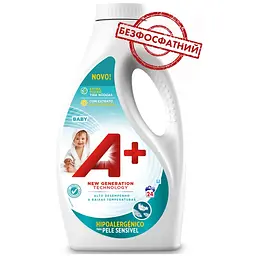 Гель для прання дитячої білизни A+ Baby Гіпоалергенний 1.2 л - мініатюра 2