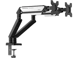 Настільна стійка Anda Seat Stealth II Duo 17''-32'' Black & White (AD-W-A6D-2S-BW) - мініатюра 3