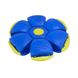 Дитяча іграшка М'яч-трансформер 87008H-3Blue 16 см зі світлом