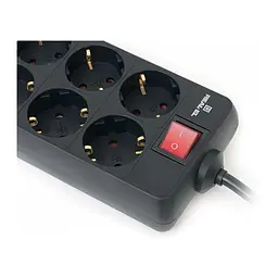 Мережевий фільтр живлення REAL-EL RS-8 PROTECT, 1.8m, black (EL122300021) - мініатюра 6