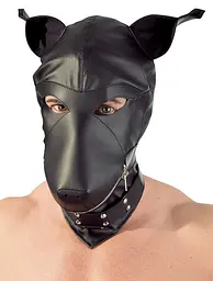 Маска собаки чорна Fetish Collection Dog Mask