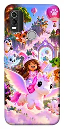 TPU чохол Demsky Happy chaos для Nokia C21 Plus