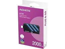 SSD-накопичувач ADATA SC735 2 TB Blue (SC735-2000G-CCBK/BU) - мініатюра 6