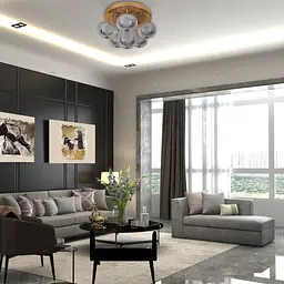 Світлодіодна люстра Ardero AL6186-1ARD GATSBY 22 Вт 4000 K золотий (80264) - мініатюра 3