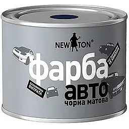 Фарба автомобільна NEW TON чорна мат, 450 мл 000000737 - мініатюра 2