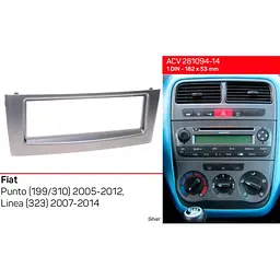 Перехідна рамка Fiat Punto, Linea ACV 281094-14 - мініатюра 3