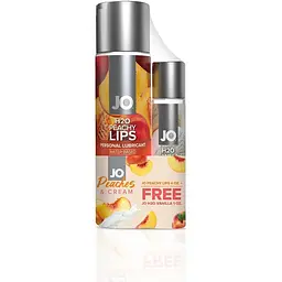 Комплект System JO GWP - Peaches & Cream - Peachy Lips 120 мл & H2O Vanilla 30 мл