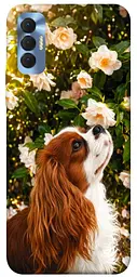 TPU чохол Demsky Flower spaniel для TECNO Spark 8P