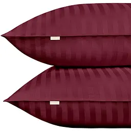 Набір наволочок Cosas Sangria сатин 40х60 см 2 шт. (SetPillow_StrSatin_17Sangria_40х60)
