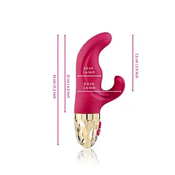 Вібратор-кролик Mystim Hop Hop Bob Fuchsia, потужний мотор, 8 режимів - мініатюра 5