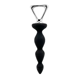 Анальний ланцюжок Adrien Lastic Arrow II 20 см (чорний)
