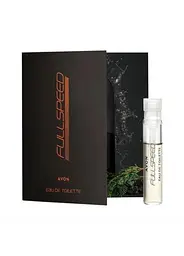 Листівка з зразком туалетна вода Avon Full Speed ​​для Нього, 0.6 мл - мініатюра 1