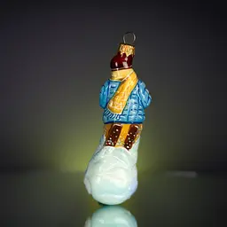 Ялинкова прикраса Різдвяні історії Карпатський лижник скло (4820001154801) - мініатюра 4
