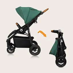 Прогулянкова коляска Lionelo Natt Green Emerald (LO-NATT GREEN EMERALD) - мініатюра 5
