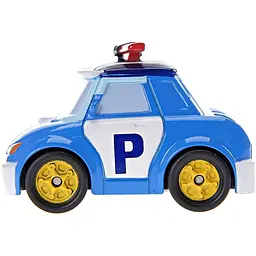 Колекційна машинка Roi Visual Робокар Полі Die Cast металева біло-блакитна (MRT-0600) - мініатюра 3