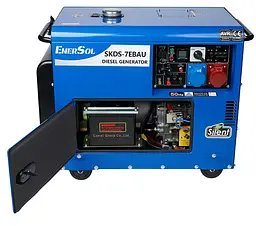 Генератор дизельний EnerSol 6/6.5 кВт SKDS-7EBAU - мініатюра 2