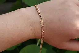 Браслет Xuping Jewelry нонна 20 см 3.5 мм золотистий - мініатюра 2