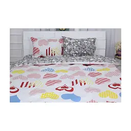 Постільна білизна MirSon Бязь 17-0532 Bright hearts 110х140 (2200003782219)
