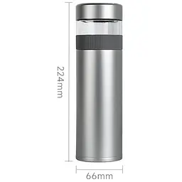 Заварювальний термос із титану Fun Home Funjia Titanium Smart Cup 520 мл (FJ-TA003) - мініатюра 2
