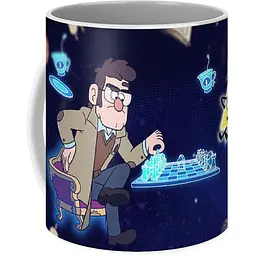 Кухоль GeekLand Gravity Falls Джаспер проти Граната GF.02.49.042 330 мл білий - мініатюра 2