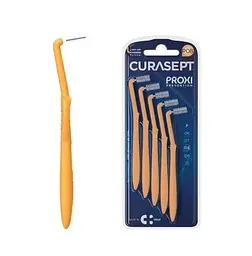 Міжзубний йоржик кутові Curasept Proxi Angle P08, ISO1 (0.8 мм, мандарин), 5 шт - мініатюра 3