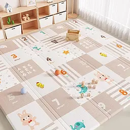 Дитячий складний килимок Poppet Клітинки-цікавинки та Крутий маршрут двосторонній 150х180x1 см (PP036-150) - мініатюра 8
