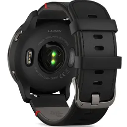Смарт-годинник Garmin Venu 2 Slate with Black Leather Band (010-02430-21) - мініатюра 9
