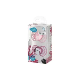 Пустушка Nuvita 7066 Air55 Explorer ортодонтична 0m+ (заєць ведмідь) 2 шт NV7066F - мініатюра 7