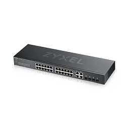 Комутатор ZYXEL GS1920-24V2 (GS1920-24V2-EU0101F) (24xGE, 4xGE/SFP, Smart,NebulaFlex) - мініатюра 3