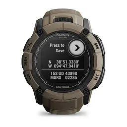 Смарт-годинник Garmin Instinct 2X Solar-Tactical Edition Coyote Tan (010-02805-12/02) - мініатюра 8