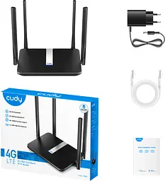 Маршрутизатор Cudy LT500, AC1200 Wi-Fi Mesh 4G LTE Cat4 Router - мініатюра 5