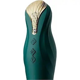 Вібратор Zalo King Turquoise Green (SO6655) [111216] - мініатюра 5
