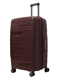 Валіза велика L поліпропілен Milano bag 0306 76×49×31см 82л Бордовий - мініатюра 2