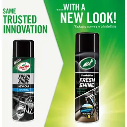 Аерозольна поліроль для пластику Turtle Wax Fresh Shine New Car із освіжувачем повітря 500 мл (54029/51787) - мініатюра 3