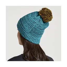 Шапка Saucony Rested Pom Beanie Yellow/Blue (1097-800031-PM UNI) - мініатюра 4