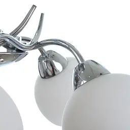 Люстра стельова Brille класична в зал E27 40W CH (LK-650C/5) - мініатюра 6