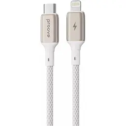 Кабель Proove Dense Metal USB-С to Lightning 27W 1m White (CCDM27002102) [130317]