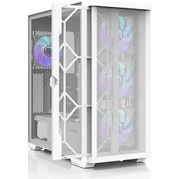 Корпус Zalman Z10 DUO, білий, Mid Tower, без БЖ, для ATX / Micro ATX / Mini ITX, 1xType-C / 2xUSB 3.1, макс. CPU - 173 мм / VGA -