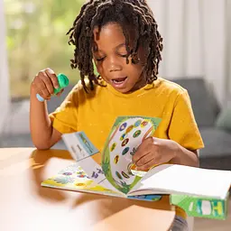 Набір з блокнотом та штампом з наліпками Melissa & Doug Sticker WOW Динозавр (SM93205/6074899) - мініатюра 8
