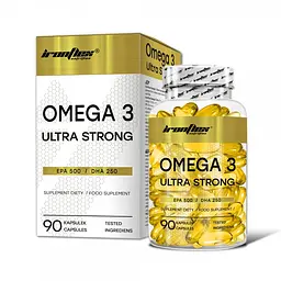 Жирні кислоти IronFlex Omega 3 Ultra Strong 90 капсул - мініатюра 2