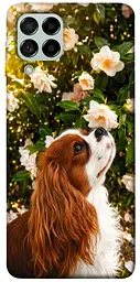 TPU чохол Demsky Flower spaniel для Samsung Galaxy M53 5G