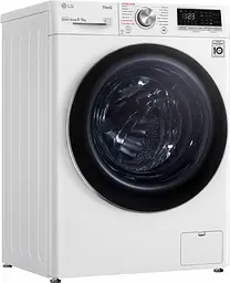 Прально-сушильна машина LG F4V9VG9W, 9кг (5кг), 1400, A, Пар, глибина 56см, Дисплей, Інвертор, Білий (F4V9VG9W) - мініатюра 2