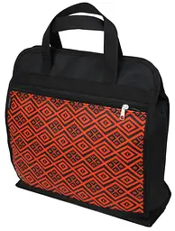 Сумка господарська Wallaby 2701.443 Чорна з помаранчевим - мініатюра 1