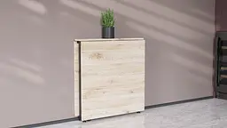 Стіл-книжка трансформер Оріон 2 Ferrum-decor 750x1520x730 Чорний метал ДСП Дуб Сан-Марино 16 мм (FRD-104584) - мініатюра 4
