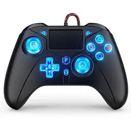 Джойстик PS5 для Playstation 5/PS4/PC з подвійною вібрацією 6-осьовою